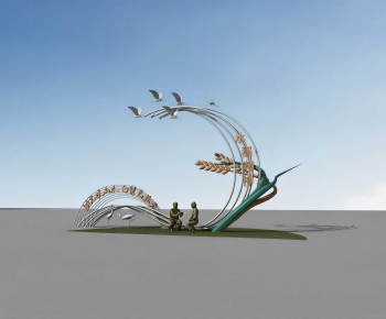 Modern Sculpture Sketch-ID:210575109