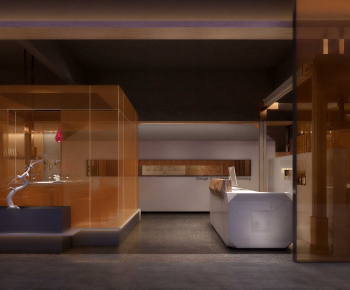 Modern Exhibition Hall-ID:571609026