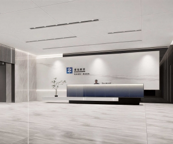 Modern Office Reception Desk-ID:208662996