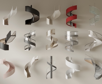 Modern Rotating Staircase-ID:708251953