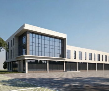 Modern Appearance Of Commercial Building-ID:344511994
