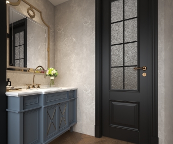 French Style Bathroom Cabinet-ID:325030098