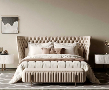 Modern Double Bed-ID:567473895