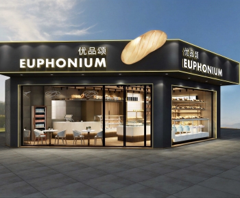 Modern Facade Element-ID:686582098