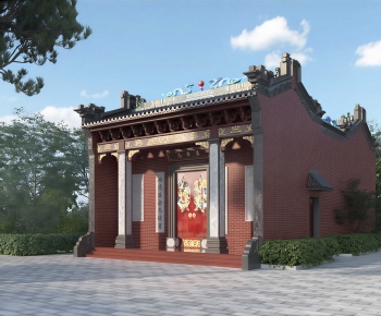 Chinese Style Ancient Architectural Buildings-ID:711502089