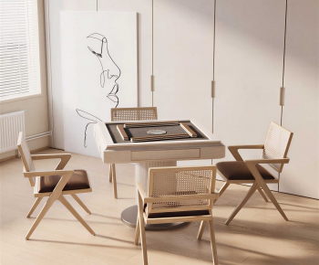 Modern Mahjong Tables And Chairs-ID:295449026