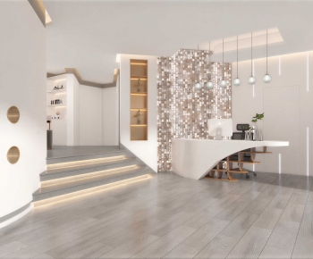 Modern Office Reception Desk-ID:302956103