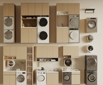 Modern Laundry Cabinet-ID:522375111