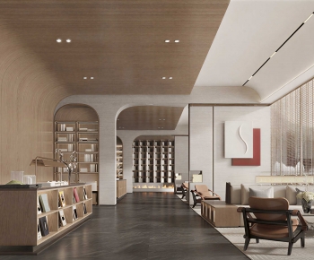 Modern Office Reception Desk-ID:305756099