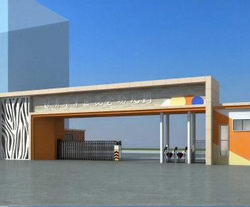 Modern Facade Element-ID:779943948