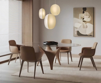 Modern Dining Table And Chairs-ID:752156974