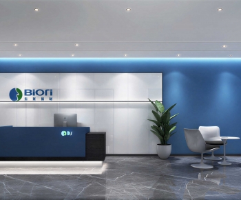 Modern Office Reception Desk-ID:411775116