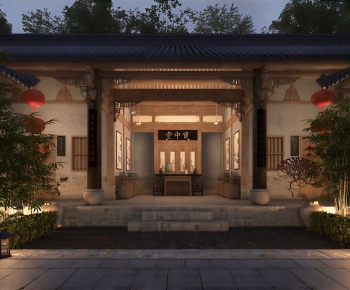 Chinese Style Courtyard/landscape-ID:668525935