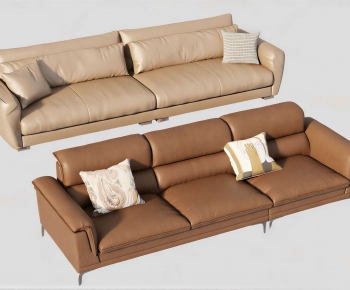 Retro Style Three-seat Sofa-ID:343058112