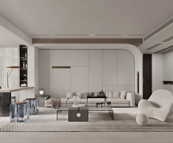 Modern A Living Room-ID:879703049
