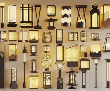New Chinese Style Outdoor Light-ID:249216088