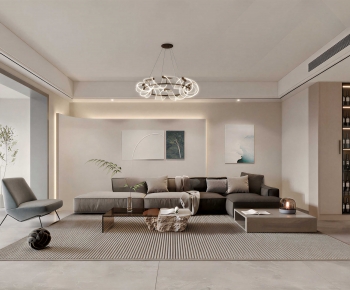 Modern A Living Room-ID:595110895