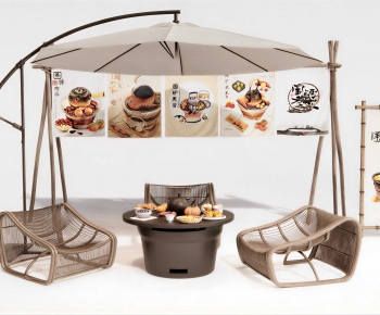 New Chinese Style Outdoor Chair-ID:960406066