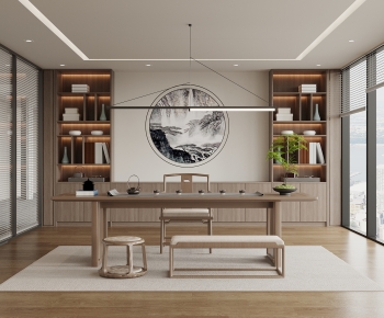 New Chinese Style Tea House-ID:108950114