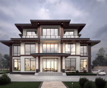 New Chinese Style Detached Villa-ID:363040928