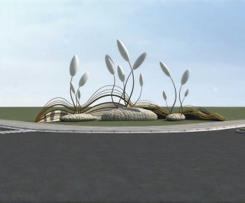 Modern Sculpture Sketch-ID:876557118