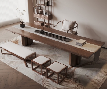 New Chinese Style Tea Tables And Chairs-ID:111154085