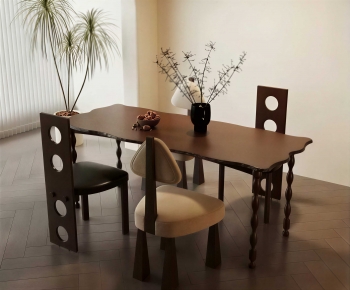 Modern Dining Table And Chairs-ID:395910794
