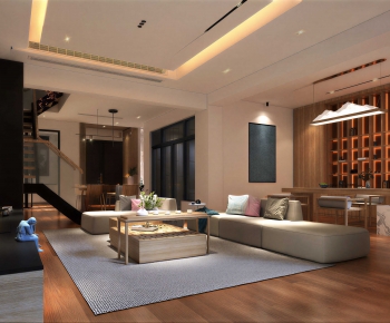 Modern A Living Room-ID:964488986