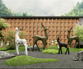 New Chinese Style Courtyard/landscape-ID:563503987