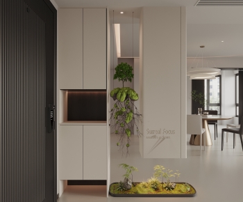 Modern Entrance Cabinet-ID:646373992