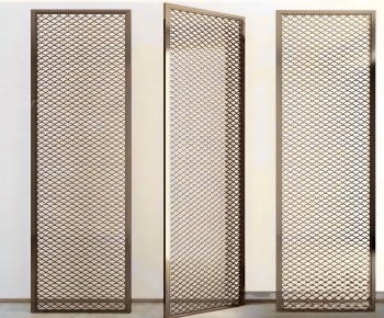 New Chinese Style Metal Screen Partition-ID:559092042