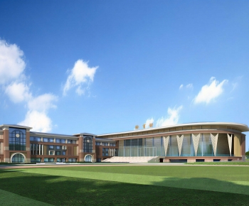 Modern Architecture Of Artistic Style-ID:141922001