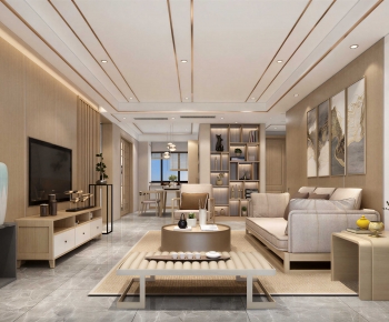 Modern A Living Room-ID:366218095
