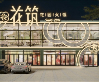 Modern Facade Element-ID:335437067