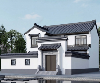 Chinese Style Residential Building-ID:571942091