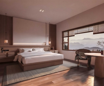 New Chinese Style Bedroom-ID:294255974