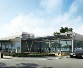 Modern Public Building-ID:422331096
