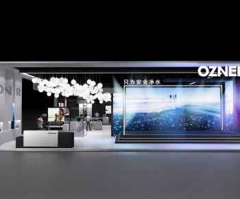 Modern Exhibition Hall-ID:854728946