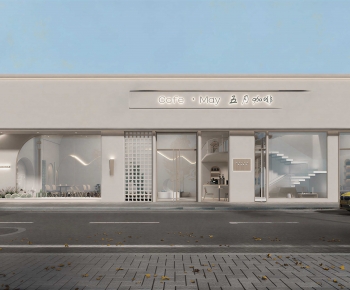 Modern Facade Element-ID:834145074