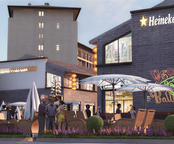 Modern Commercial Street-ID:368184099