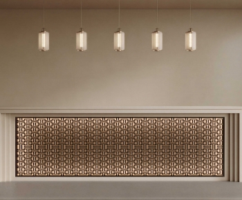 New Chinese Style Reception Desk-ID:664948946