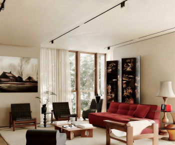 Modern A Living Room-ID:564565906