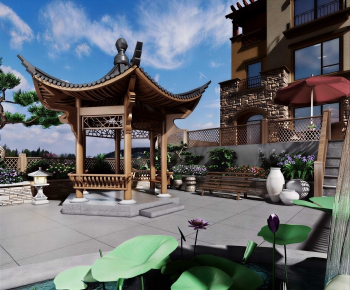 Chinese Style Courtyard/landscape-ID:530783893