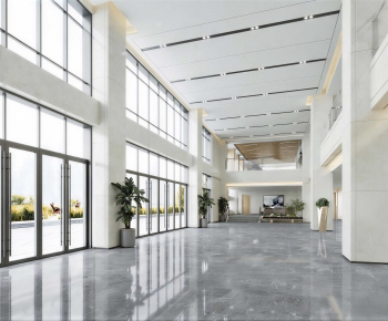 Modern Office Reception Desk-ID:392322062