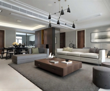 Modern Hong Kong Style A Living Room-ID:538526065