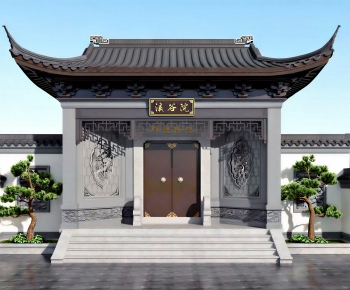 Chinese Style Facade Element-ID:628792052