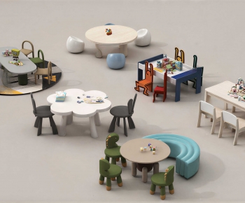 Modern Children's Table/chair-ID:110507979
