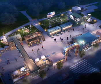 Modern Commercial Street-ID:993938929