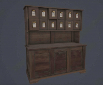 American Style Side Cabinet-ID:455409053