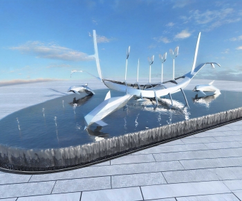 Modern Sculpture Sketch-ID:272373912